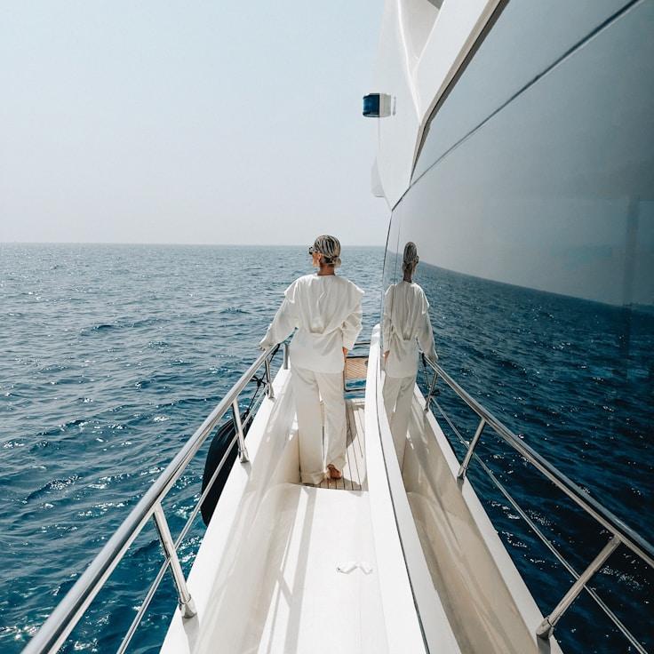Corporate retreat on yacht